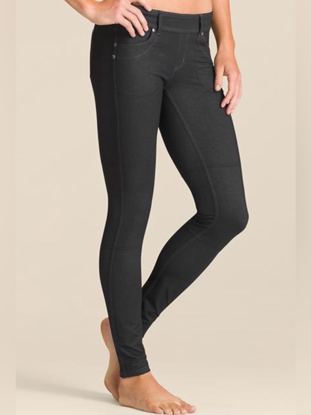 Athleta Bettona Black Stretch Jeggings - Picture 3 of 8